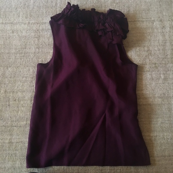 JCrew Ruffle Tank Blouse - Picture 3 of 3